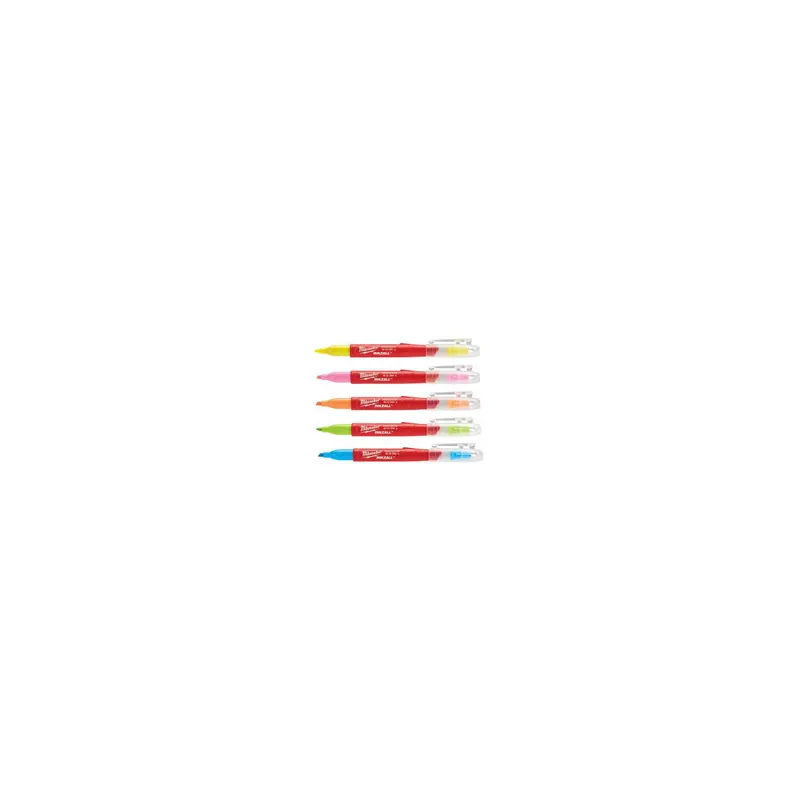 Milwaukee x5 Surligneurs INKZALL Multi couleurs (48223206)