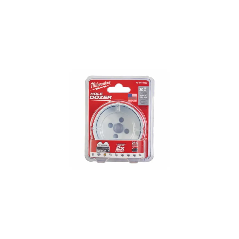 Milwaukee Scie cloche 70mm bi-métal cobalt (49560163)