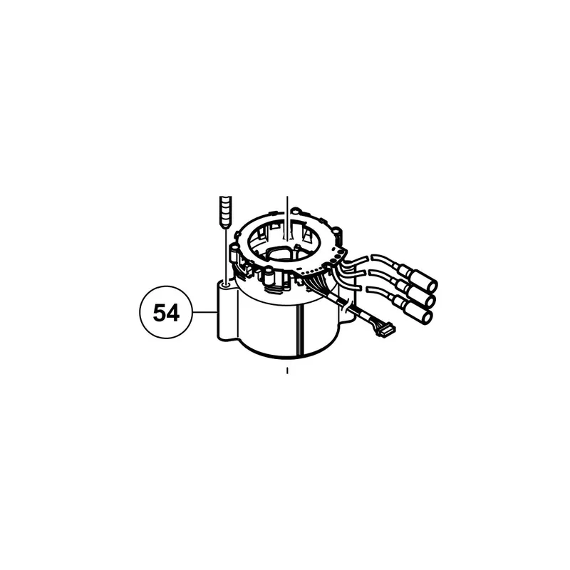 Hikoki - Hitachi Stator 240V pour perforateur et piqueur H60ME, H60MEY, DH45MEY, DH52MEY (340899)