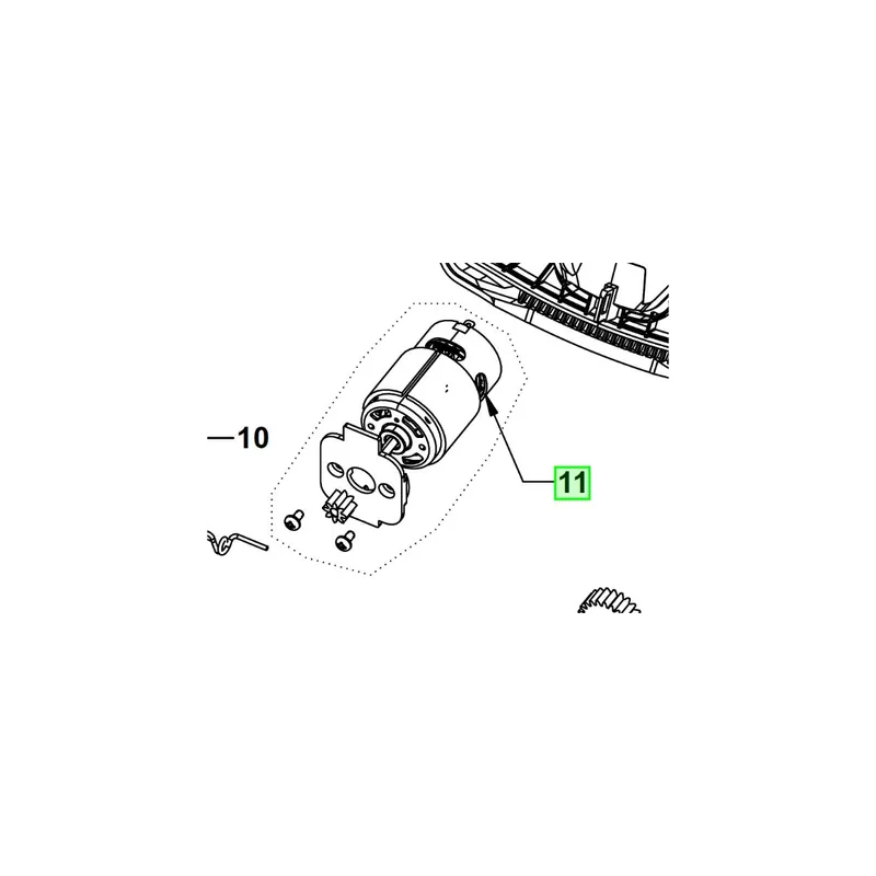 Ryobi moteur de bineuse 18V RY18CVA (5131045089)