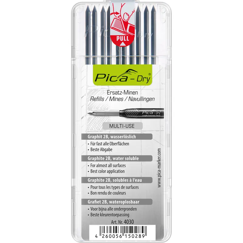 Pica DRY mines de rechange graphite 2B 4030