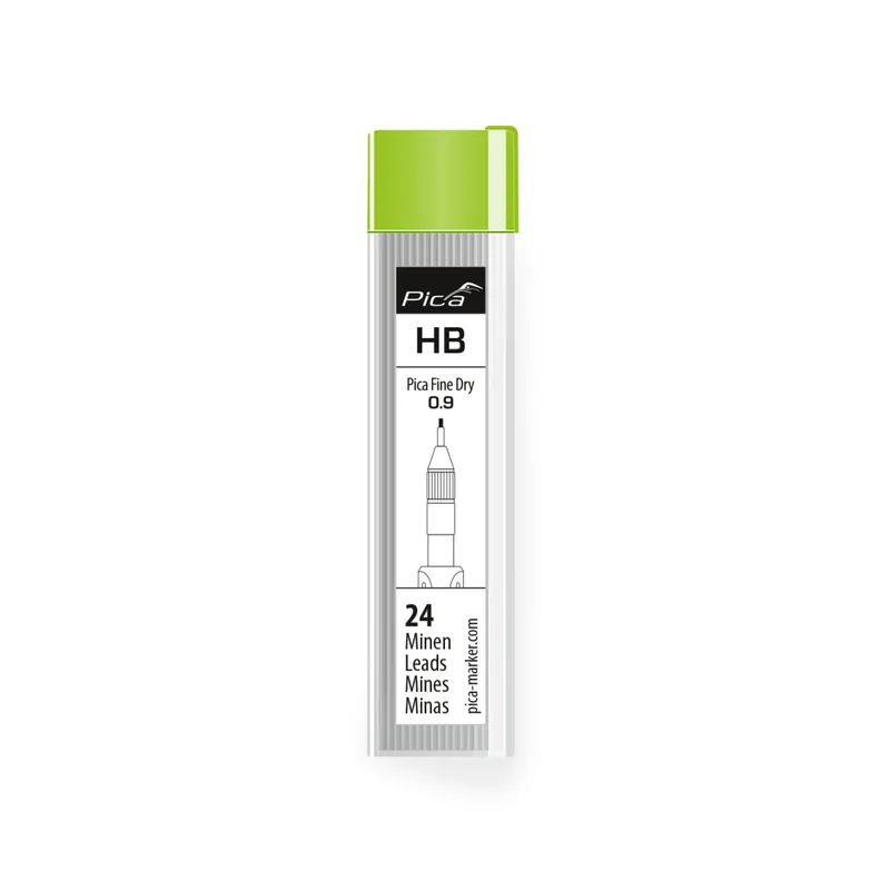 Pica Fine Dry Mines graphite HB 0.9mm de précision 7030