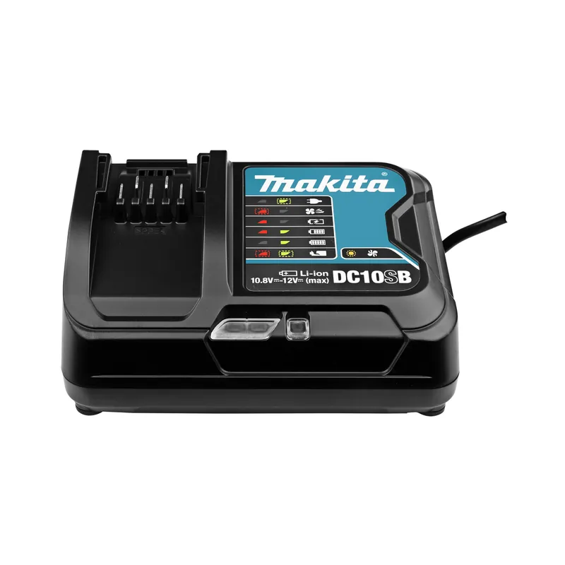 Makita DC10SB Chargeur Li-ion 10.8/12V pour batteries CXT (197363-4)