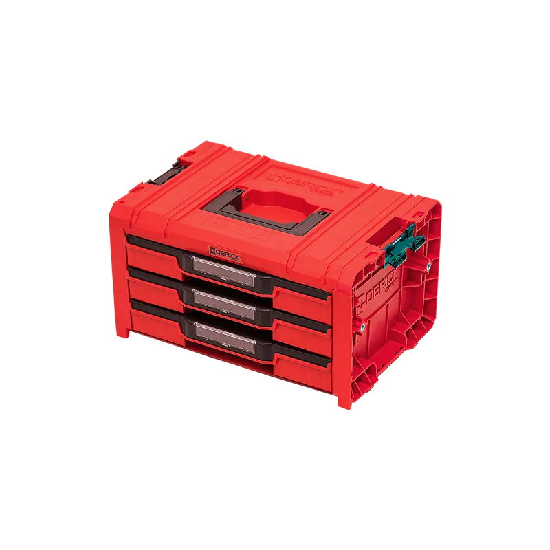 Qbrick Coffret à outils 3 tiroirs expert System PRO RED 2.0 Ultra HD (SKRQPROD3E2CCZEPG003)