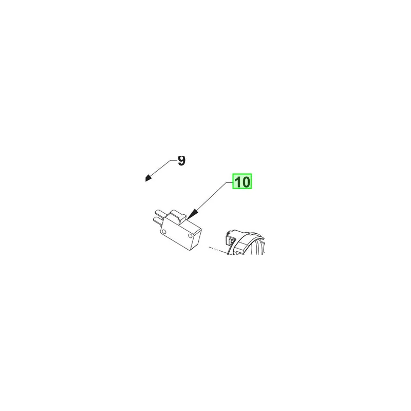 Ryobi Interrupteur pour outil multifonctions 18V ONE+ R18MT3 (5131042154)