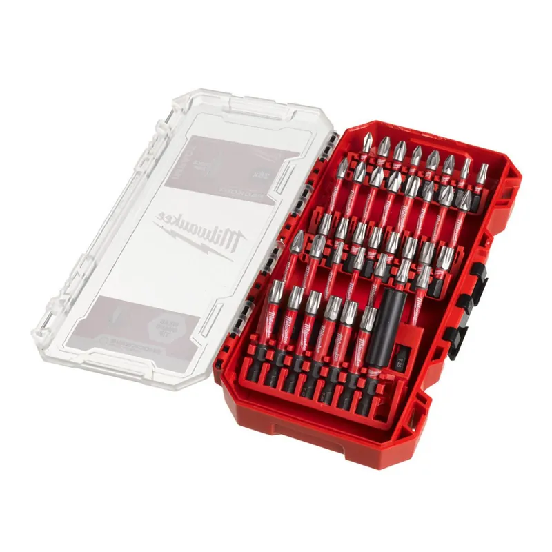 Milwaukee Coffret de 38 Embouts de Vissage pour visseuse à choc Shockwave (4932492009)