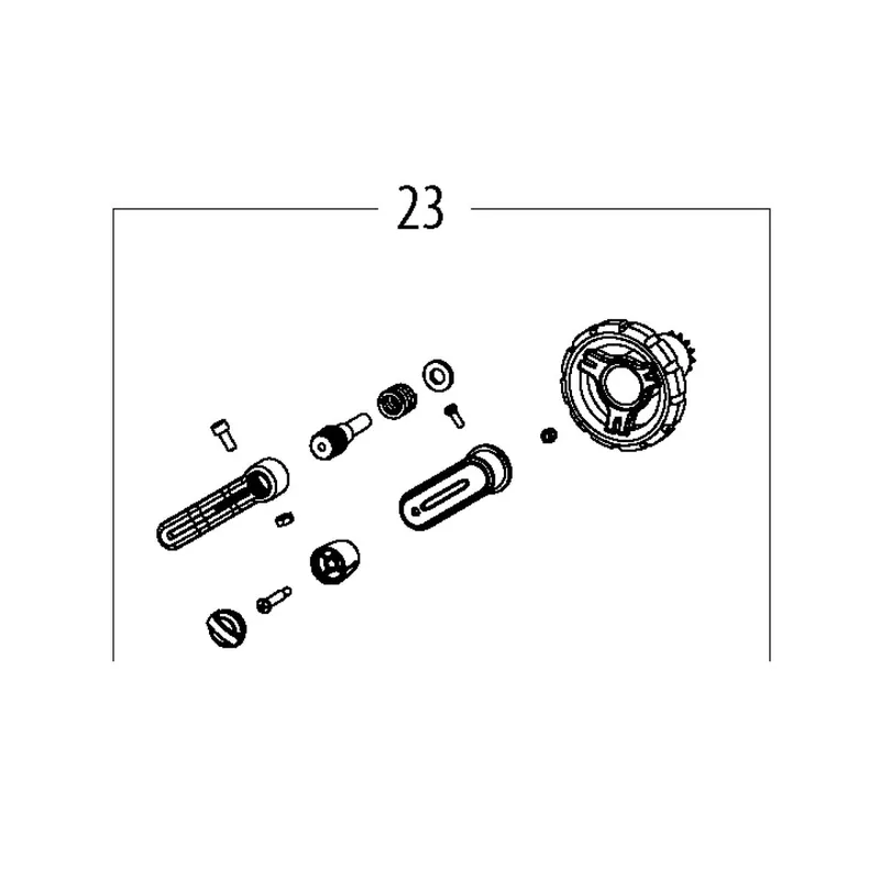 Metabo Volant de réglage complet pour scie sur table TS254 & TS36 (316052520)