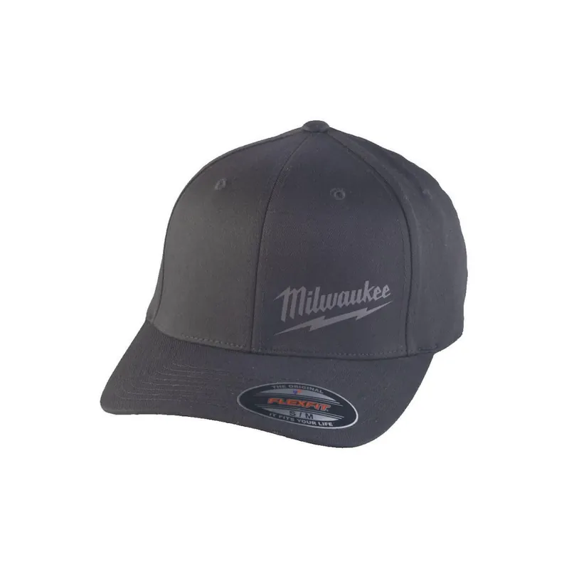 Milwaukee Casquette de baseball S/M & L/XL Noir, Gris & Rouge