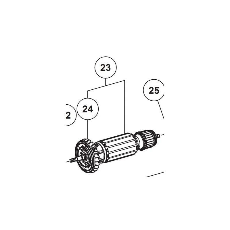 Hikoki Induit pour surfaceuse à béton GM13Y (377328)
