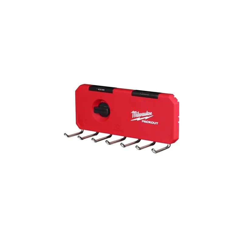 Milwaukee Petit crochet droit en rangée de 7 Packout 7.6cm (4932493384)