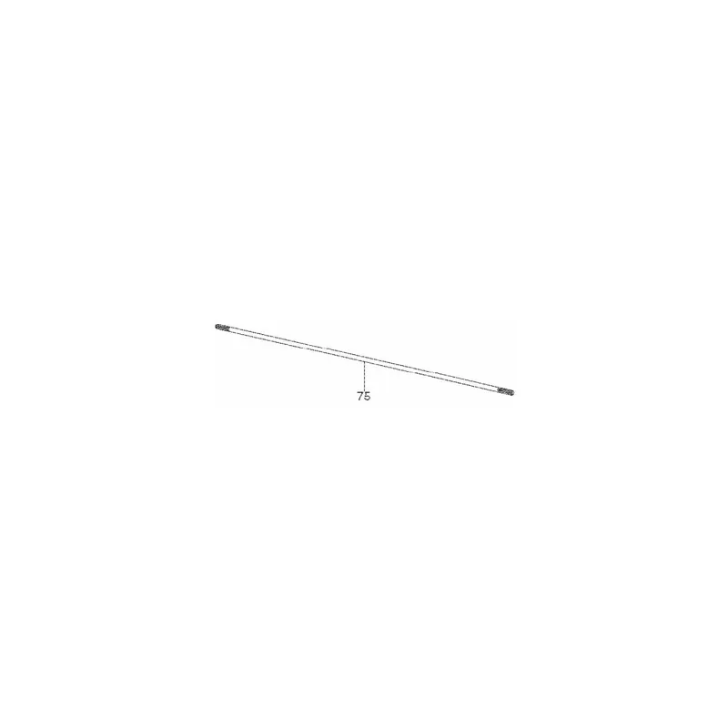 Makita 325675-7 Axe de Transmission pour débroussailleuse EBH341U, EBH3400U, MS335