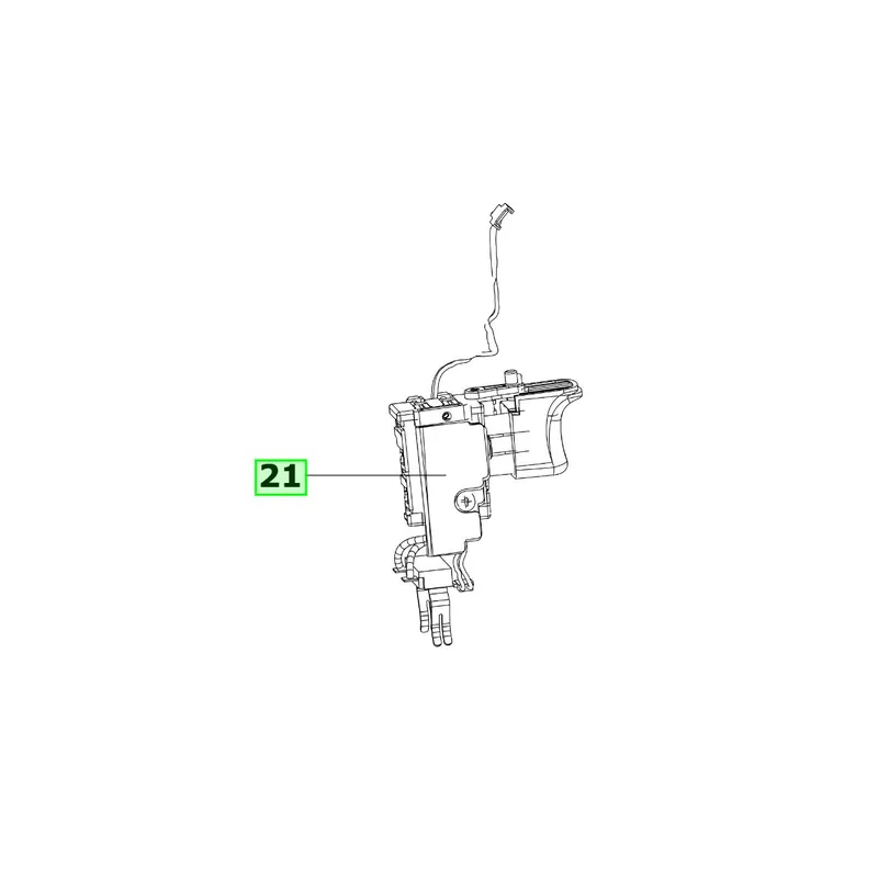 Ryobi Interrupteur pour visseuse à choc R18ID3 (5131033759)