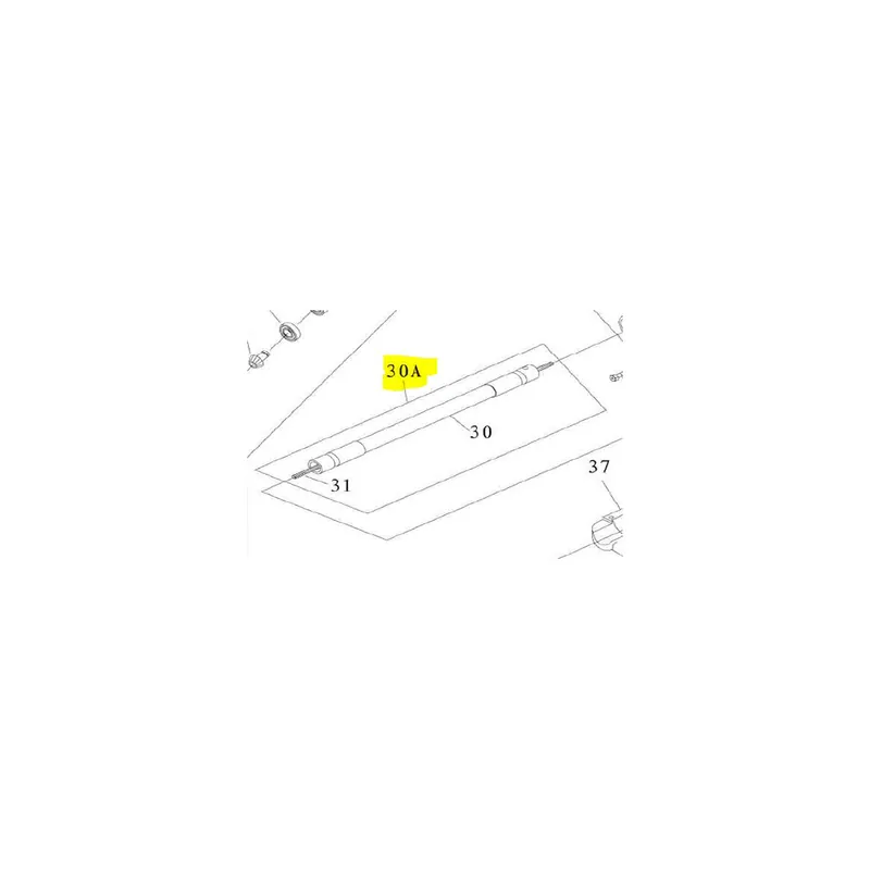 Hikoki Arbre de transmission avec tube arrière pour débroussailleuse (790523)