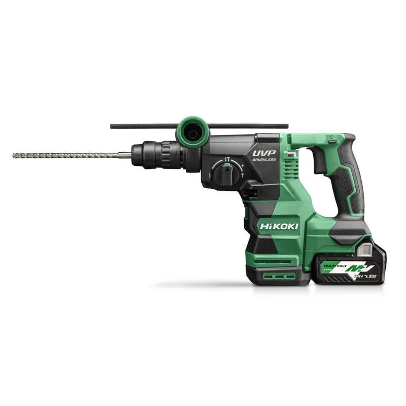 Hikoki DH3628DCWRZ Perforateur, burineur SDS+ 36V 3,2J Brushless 2x2.5Ah avec coffret de transport HitCase III