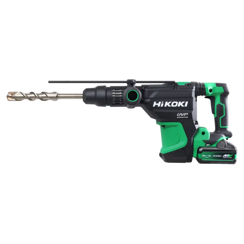 Hikoki DH3640DAWAZ Perforateur, burineur SDS MAX 36V 9,2J Brushless 2x4.0Ah avec coffret de transport