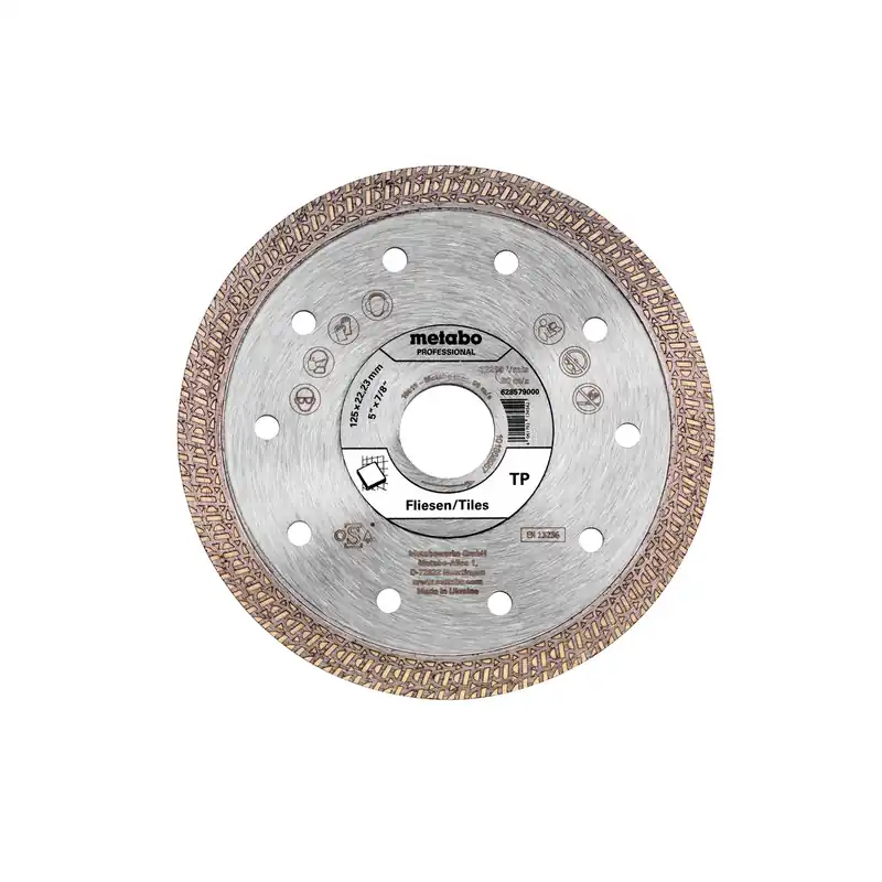 Metabo Meule de tronçonnage diamantée carrelage professional 125x22,23mm (628579000)