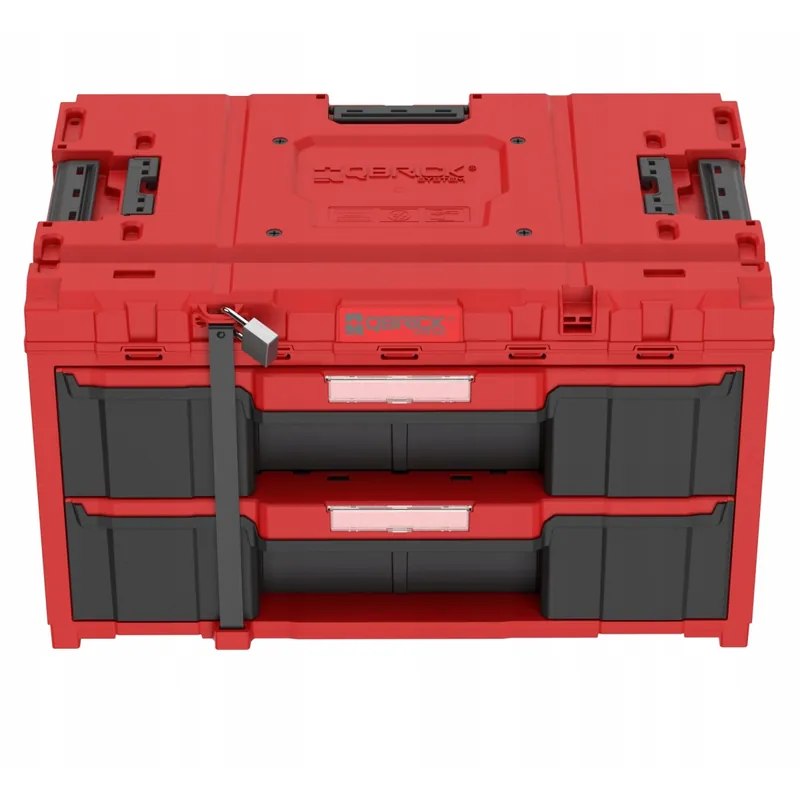 Qbrick System ONE Coffret à outils 2 tiroirs 2.0 RED Ultra HD (SKRQONED2CZEPG001)