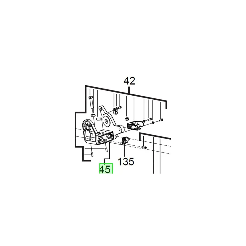 AEG Pivot pour scie à onglet radiale ø254mm PS254L (4931446294)