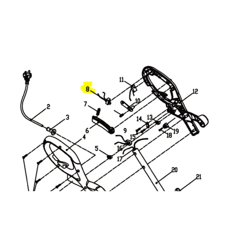 Ryobi Interrupteur pour coupe bordure 370W RLT3725 (5131004489)