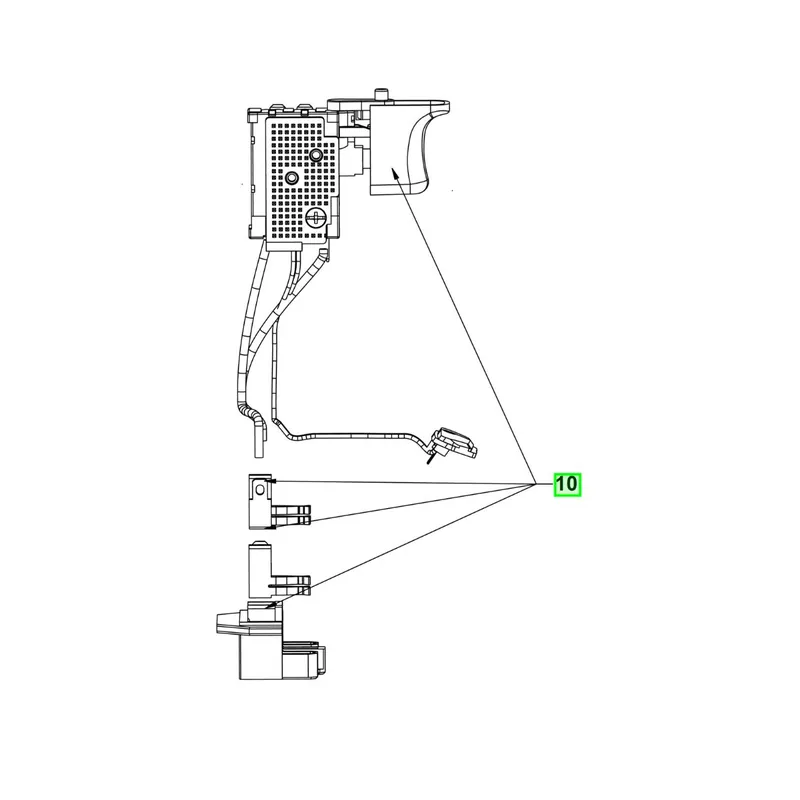 AEG Interrupteur pour perceuse BS18G4 (4931479533)