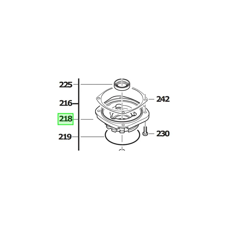 Milwaukee Flasque d‘engrenages pour meuleuse ø230mm (4931407540)
