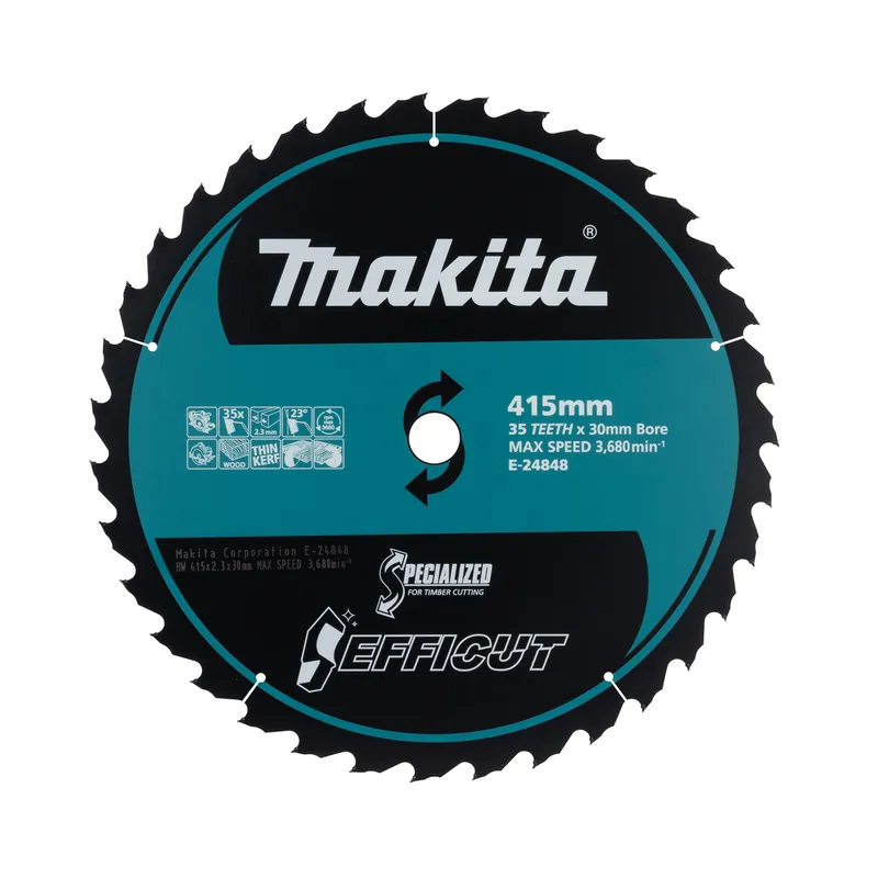 Makita E-24848 Lame Efficut pour scie circulaire ø415 x 30 x 35Dts pour le bois