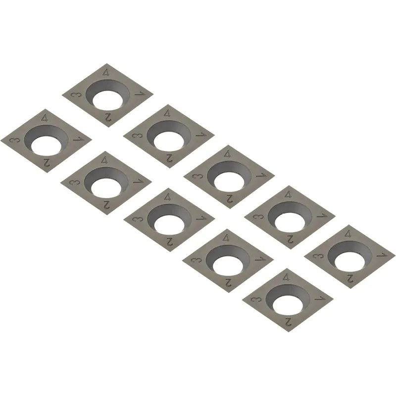 Metabo Lot 10 Couteaux réversible en carbure pour fraiseuse LF724 & LF850 (631660000)