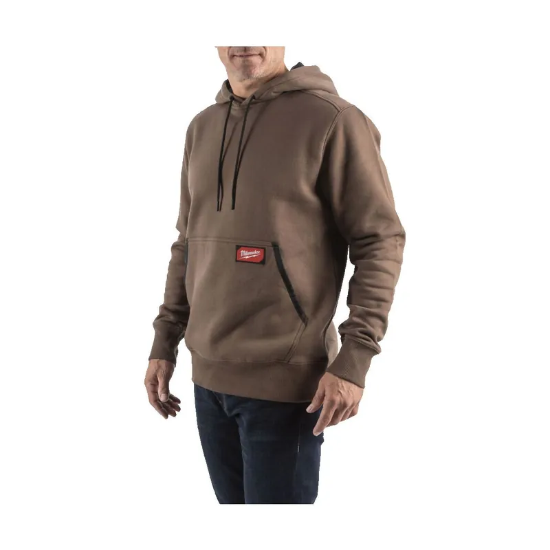 Milwaukee Sweat à capuche Midweight Hoodie de travail marron (S/M/L/XL/XXL)