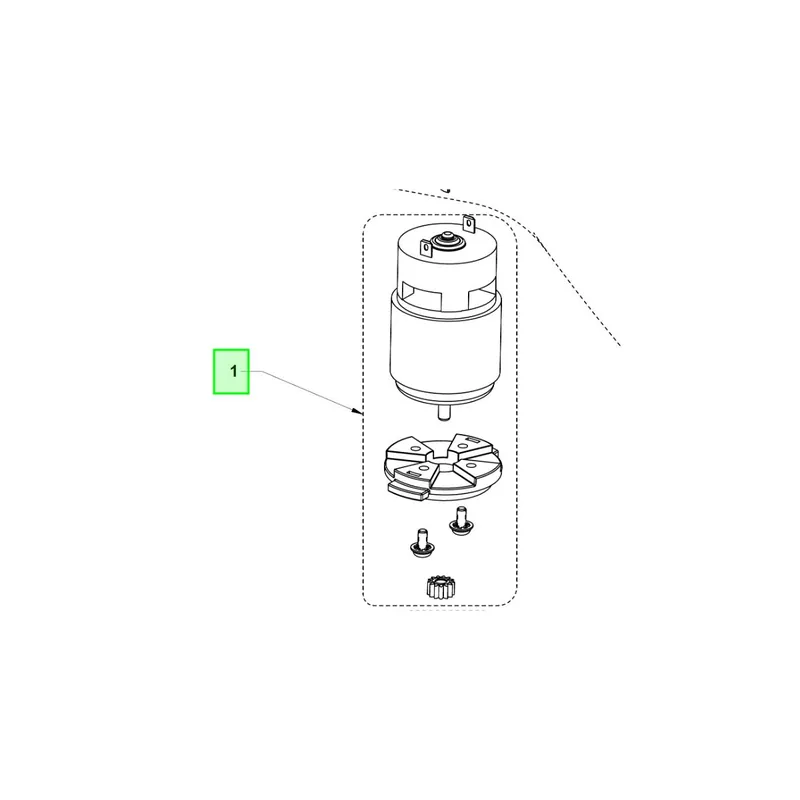 Ryobi Moteur pour taille-haie 18V RY18HT50A & RY18HT55 (5131049365)
