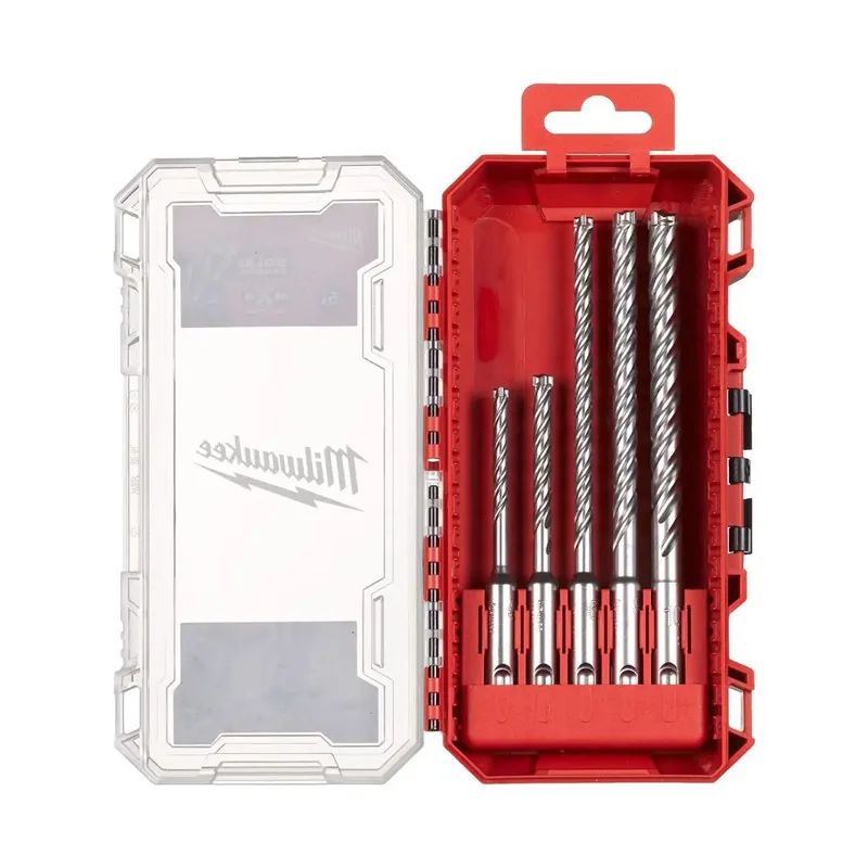 Milwaukee Coffret de 5 Forets béton 4 taillants MX4 SDS+ PACKOUT (4932500063)