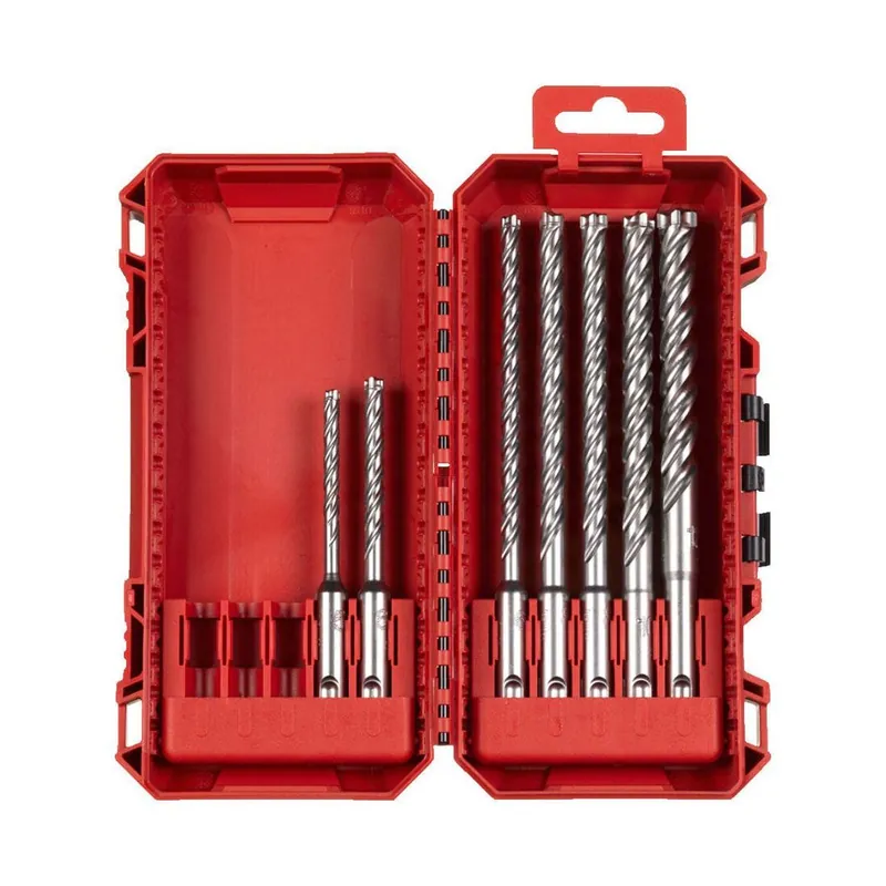 Milwaukee Coffret de 7 Forets béton 4 taillants MX4 SDS+ PACKOUT (4932500060)
