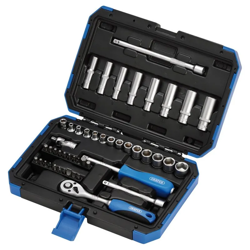 Draper D16355 Jeu de douilles métriques 1/4" (47pcs)