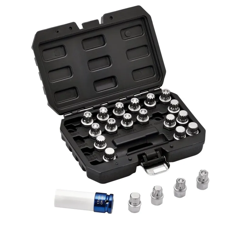 Draper D13600 Jeu de douilles antivol pour roue VAG (23pcs)