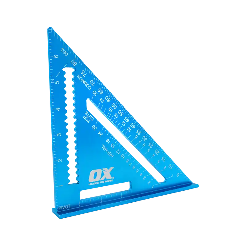 OX Pro Équerre de charpentier métrique en aluminium 180mm (OX-P506518)