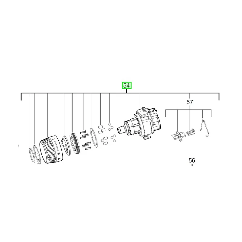 Milwaukee Boite à vitesse pour perceuse 18V M18 BLDD2 (4931466289)
