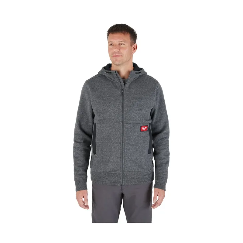 Milwaukee Sweat à capuche de travail zippé Gris Gridiron (S/M/L/XL/XXL)