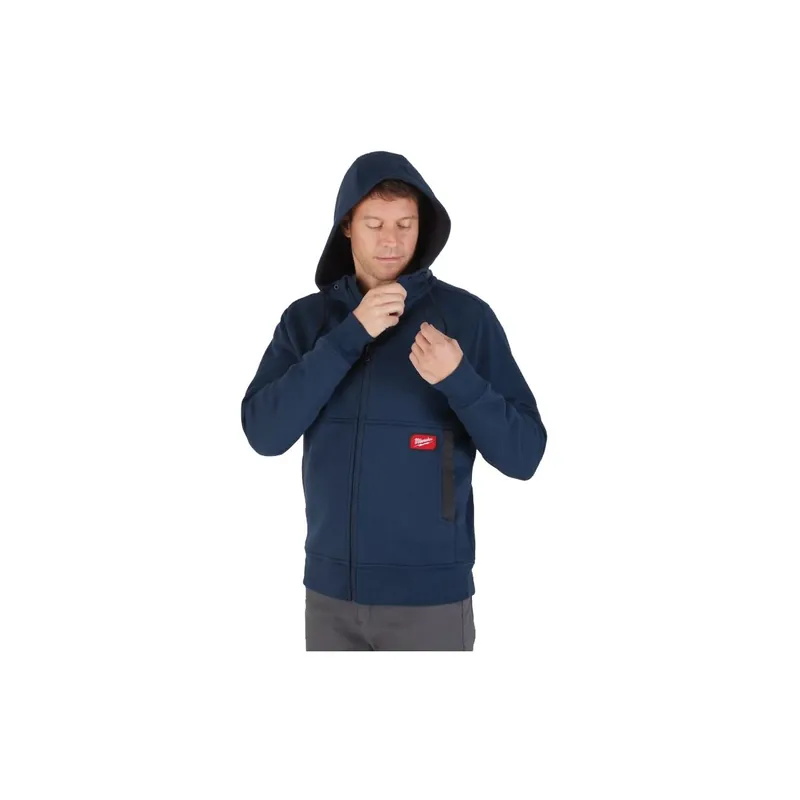 Milwaukee Sweat à capuche de travail zippé Bleu Gridiron (S/M/L/XL/XXL)