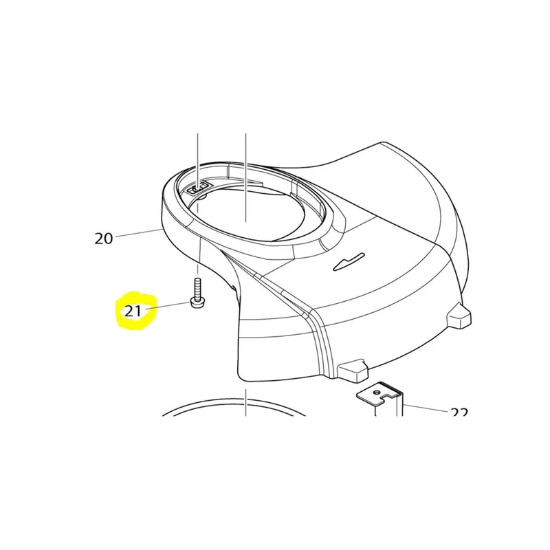 Makita Vis WG M4x20mm (911139-3)
