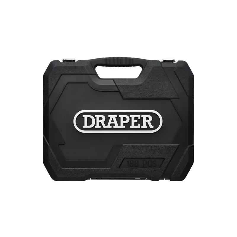 Coffret de douilles Draper 188 pièces 1/4", 3/8" et 1/2" – Réf. 08544