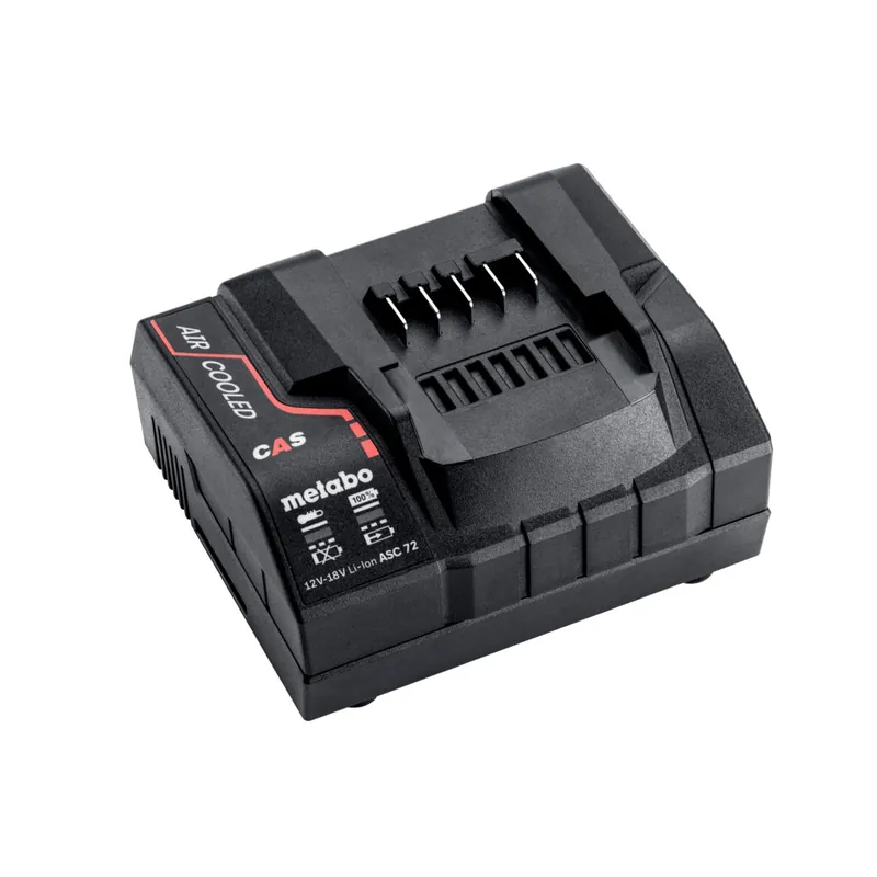 Metabo ASC 55 Air Cooled – Chargeur rapide 12V à 18V Li-Power & LiHD – Réf. 627382000