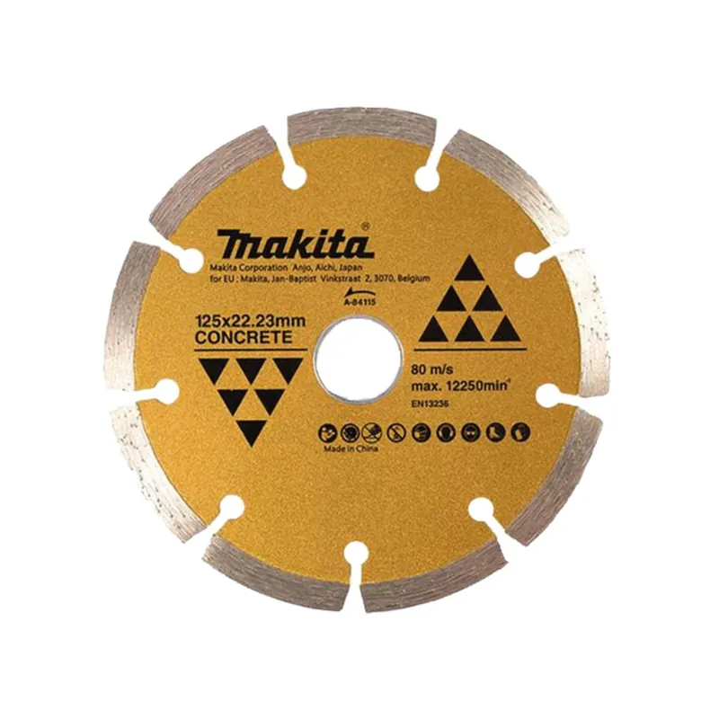 Disque diamant Makita A-84115 Ø125 mm - Coupe à sec béton