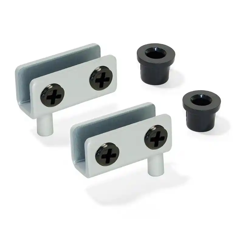 Jeu de Charnières 1016025 pour Porte en Verre Emuca
