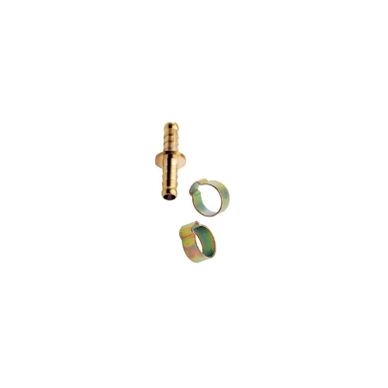Jonction double tuyau 6x11 colliers