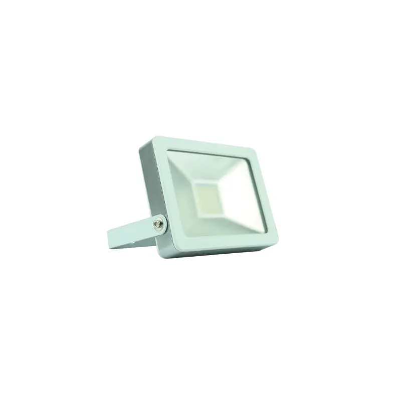 Projecteur plat SMD 20W 1400 Lm 6500K IP65 coloris blanc