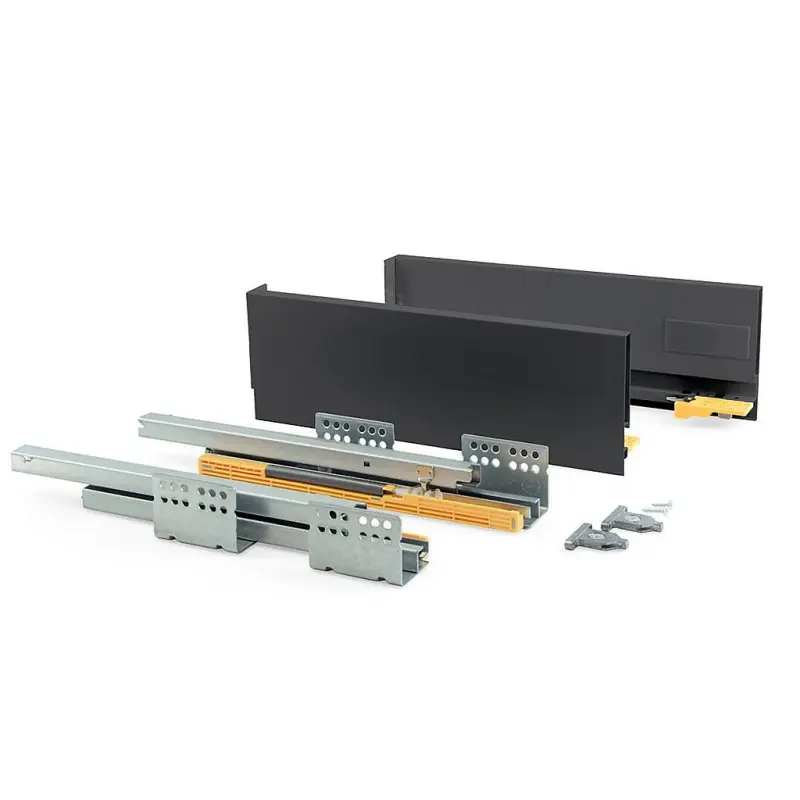 Kit tiroir cuisine Concept H138mm prof 300mm fermeture amortie Acier G