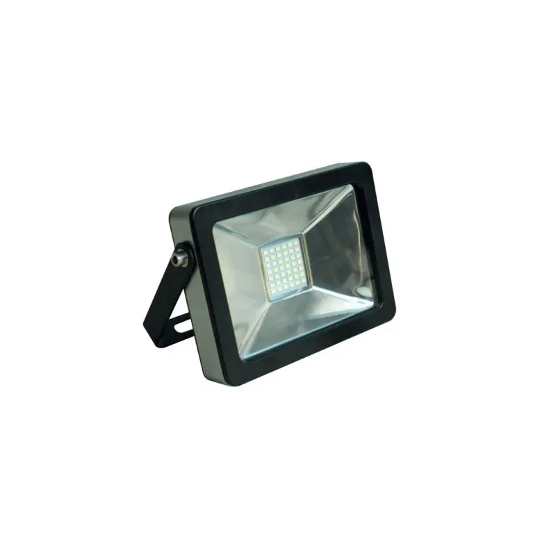 Projecteur plat SMD 20W 1400 Lm 6500K IP65 coloris noir