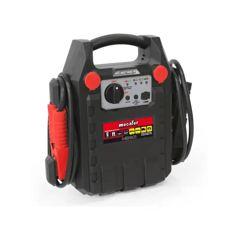 Démarreur batterie booster MB901 230V/12V DC 500mA 900A Mecafer