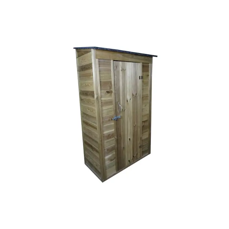 Abri de jardin en bois de 0,71 m2 mural avec plancher ARM1105A