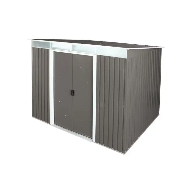 Abri de jardin DUSK86PR anthracite en métal Skylight 4,33m2 Duramax