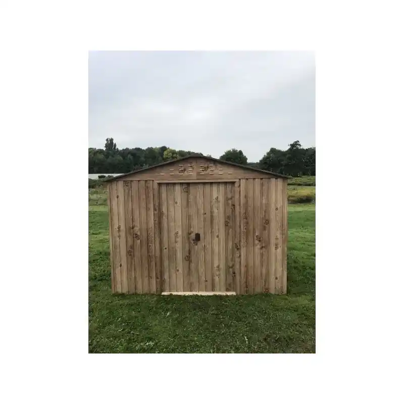 Abri de jardin Woodgrain en métal imitation bois 4,75m2 Duramax
